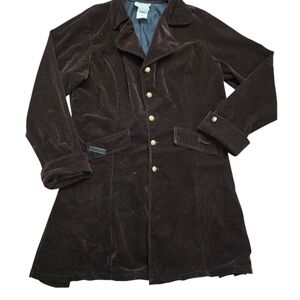 Mad Hatter Costume Velvet Jacket Adult‎ Size 1X By Jerry Beck Charades